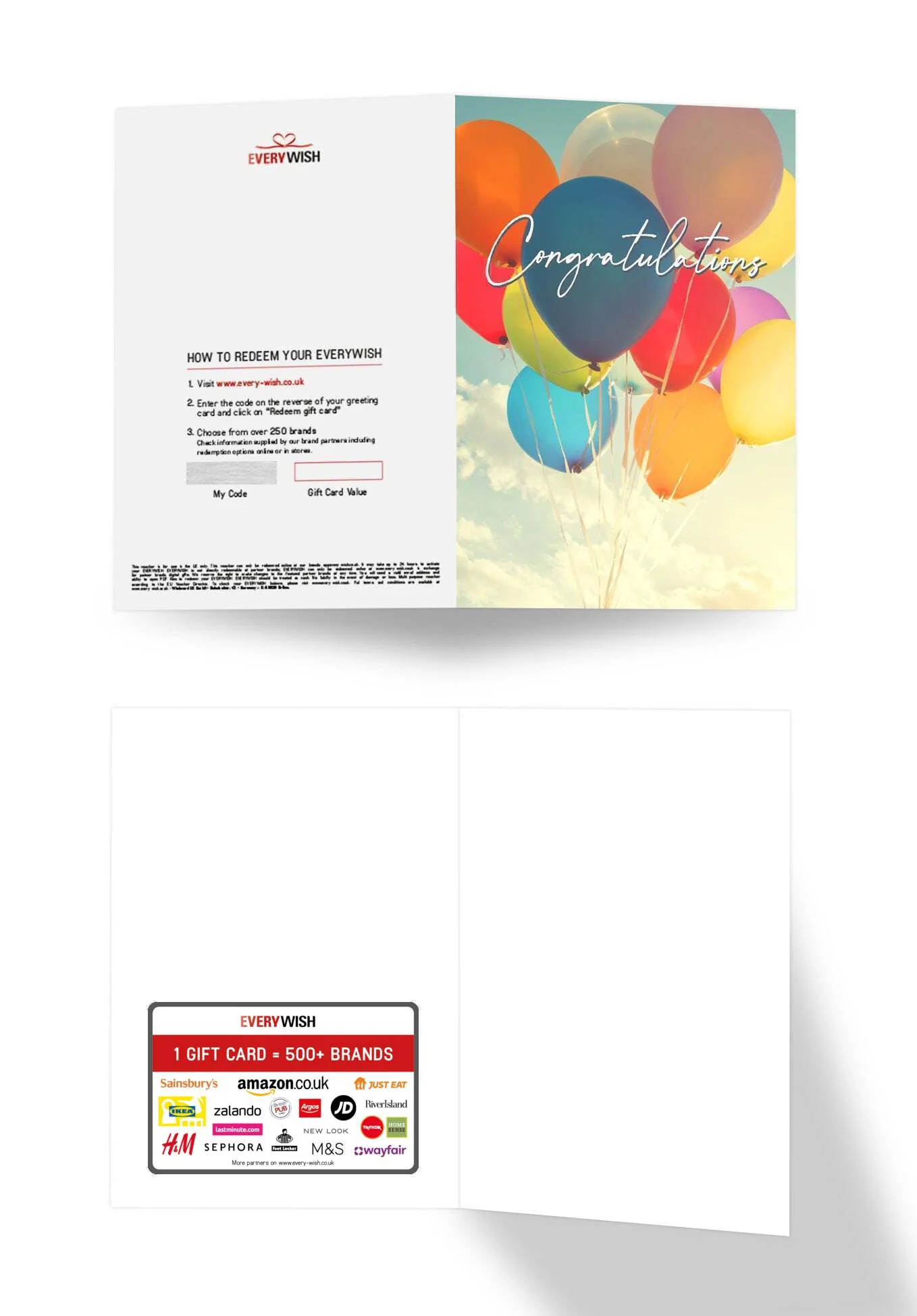 Congratulations - Colourful balloons - Image 3