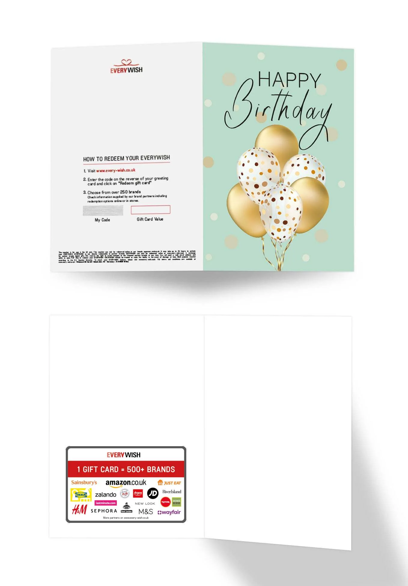 Happy Birthday - Balloons Gold - Image 3