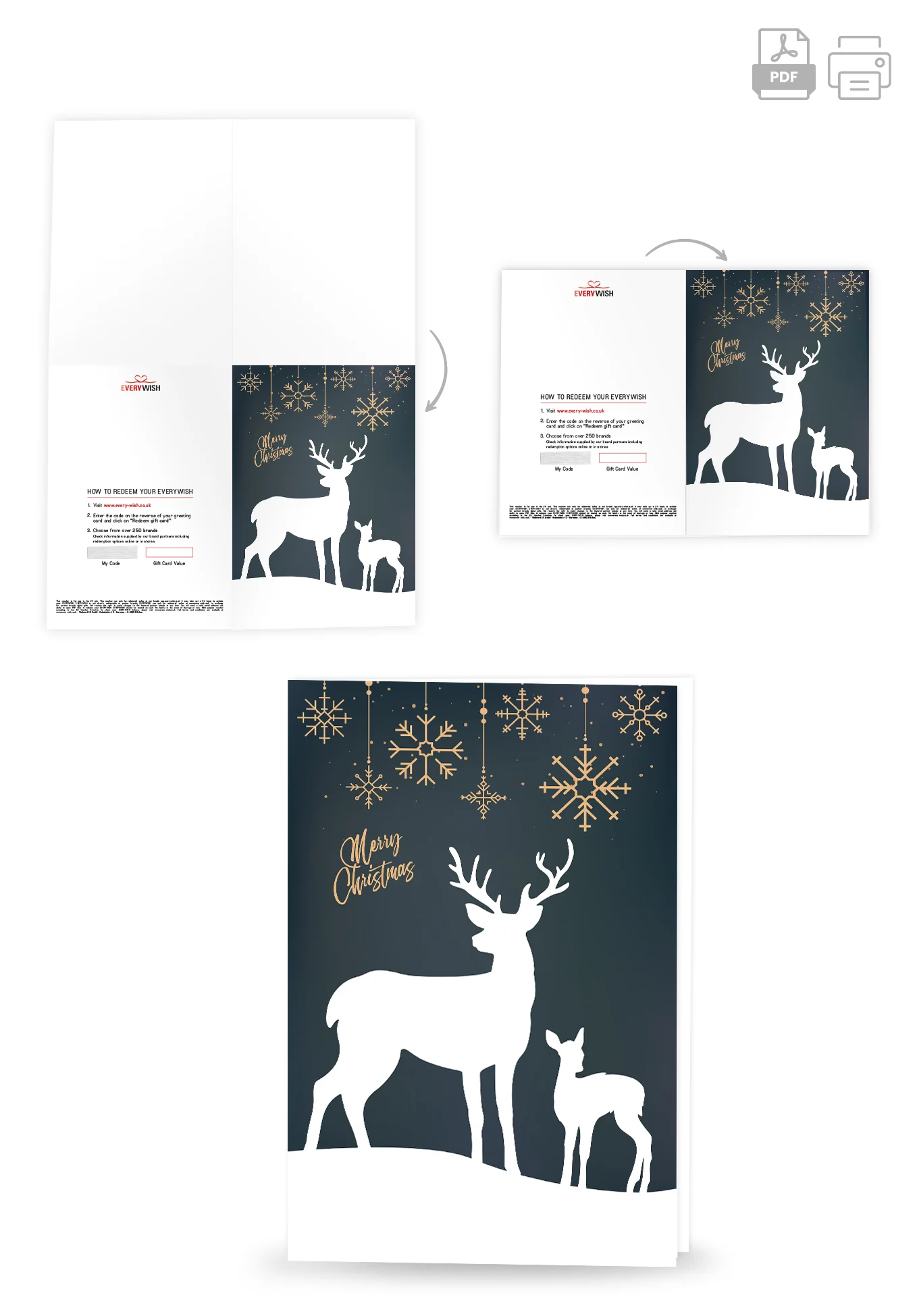 Merry Christmas - Reindeer Green - Image 4