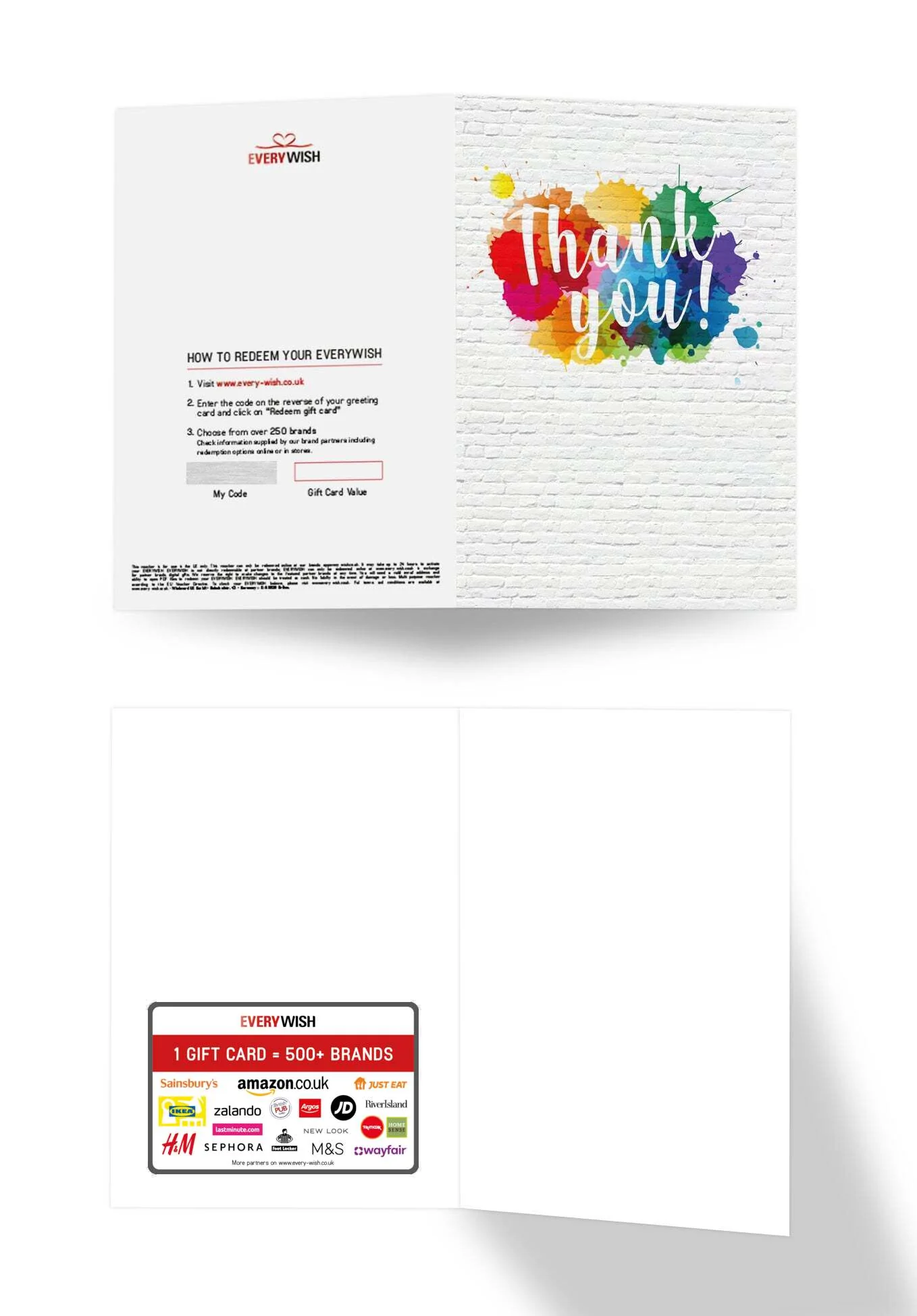 Thank you - Colourful splashes - Image 3
